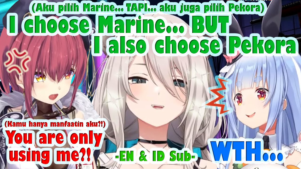 When Botan Asked to Choose Whom to Date Between Pekora & Marine, Botan's Answer is... [Hololive]