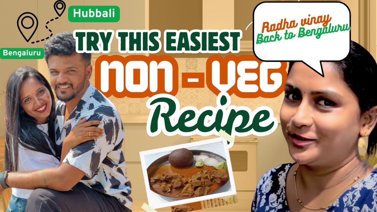 How To Prepare Simple Mutton Curry 🐐| Radha Vinay is Back To Bengaluru 🚗💨 |  Allu Raghu Sushmitha