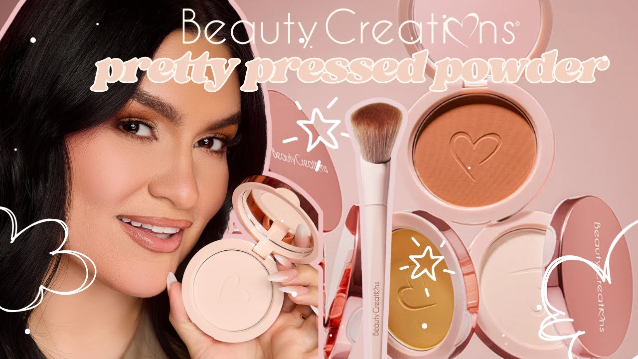 NEW! BEAUTY CREATIONS PRETTY PRESSED POWDER DEMO & SWATCHES