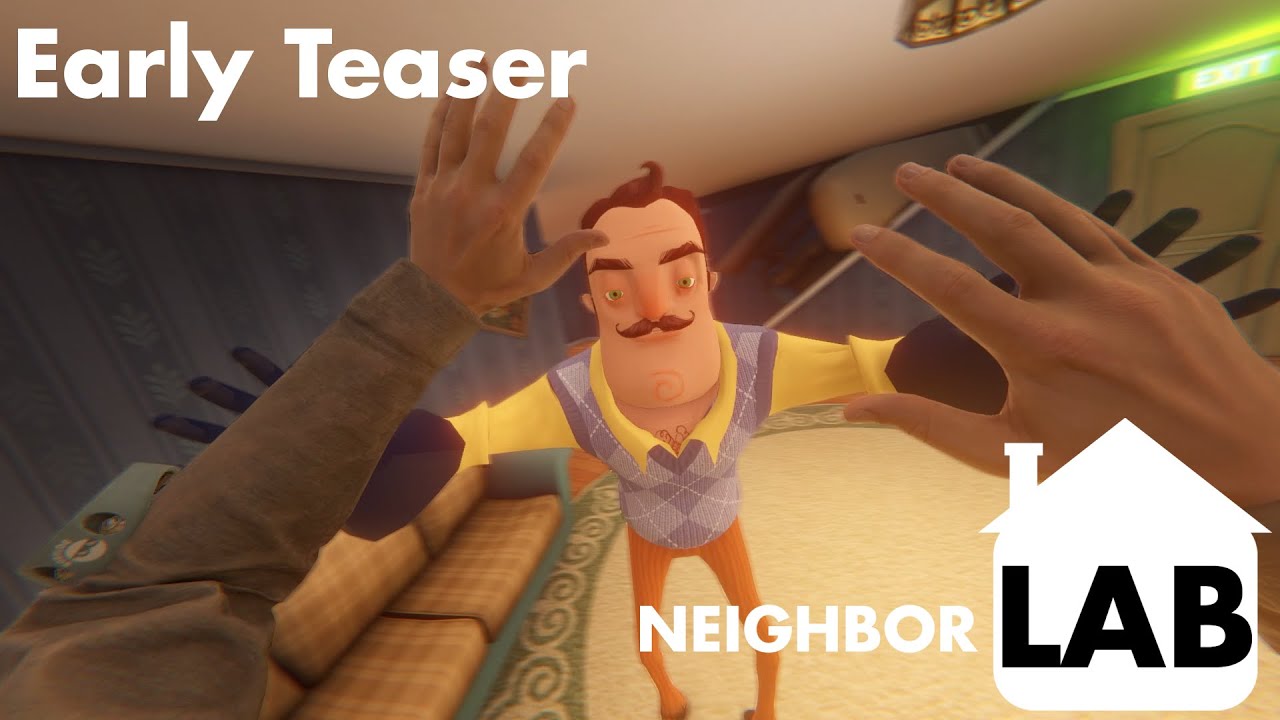 Neighbor Lab Early Teaser (Bonelab reimagining of Hello Neighbor)