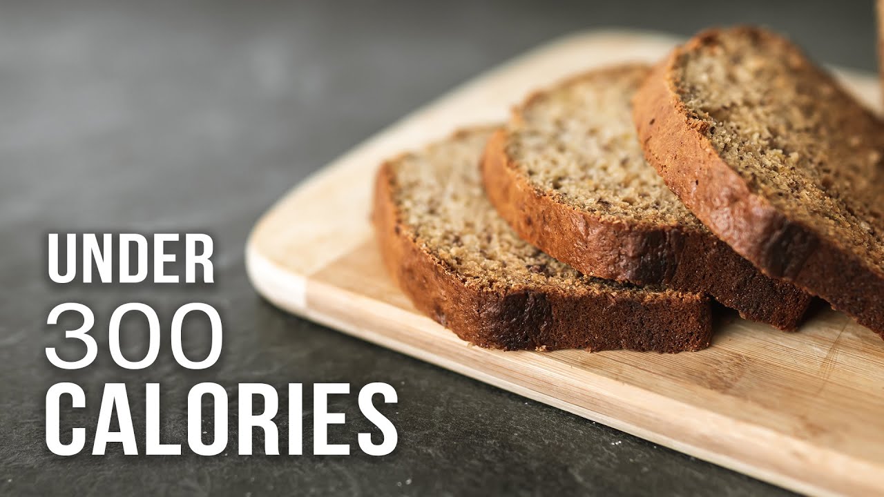 BANANA BREAD UNDER 300 CALORIES