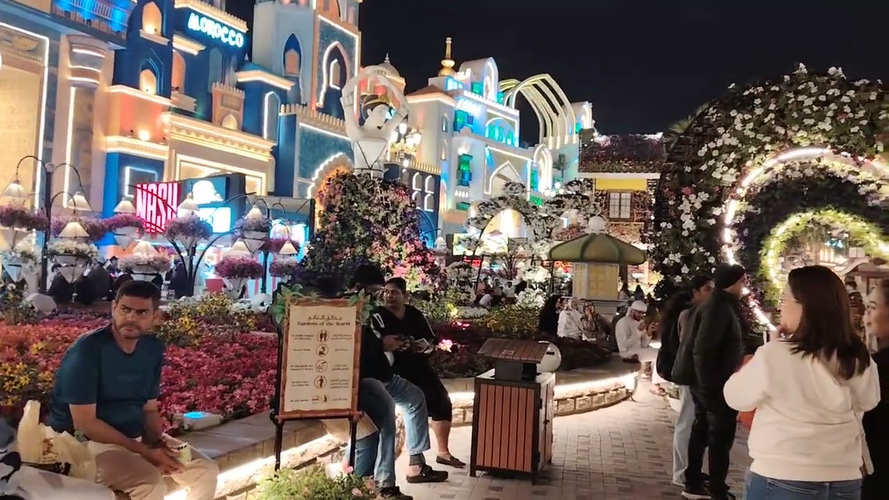 Flower garden in global village! 