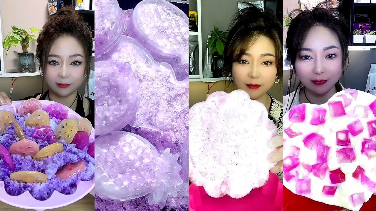 ASMR HARD ICE EATING + FOAM ICE