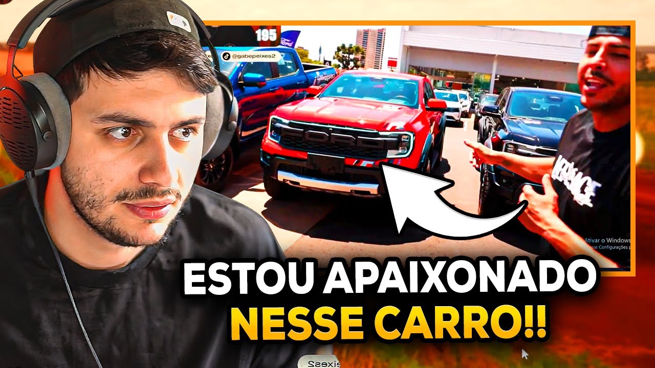 A NOVA CAMINHONETE DO RENATO GARCIA &Eacute; ABSURDA!! - GABE REAGINDO