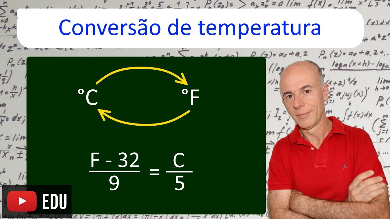 Conversão Temperatura de Fahrenheit para Celsius e Celsius para Fahrenheit