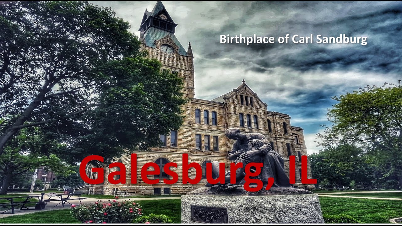 Galesburg, IL  |  A 4K City Walking Tour