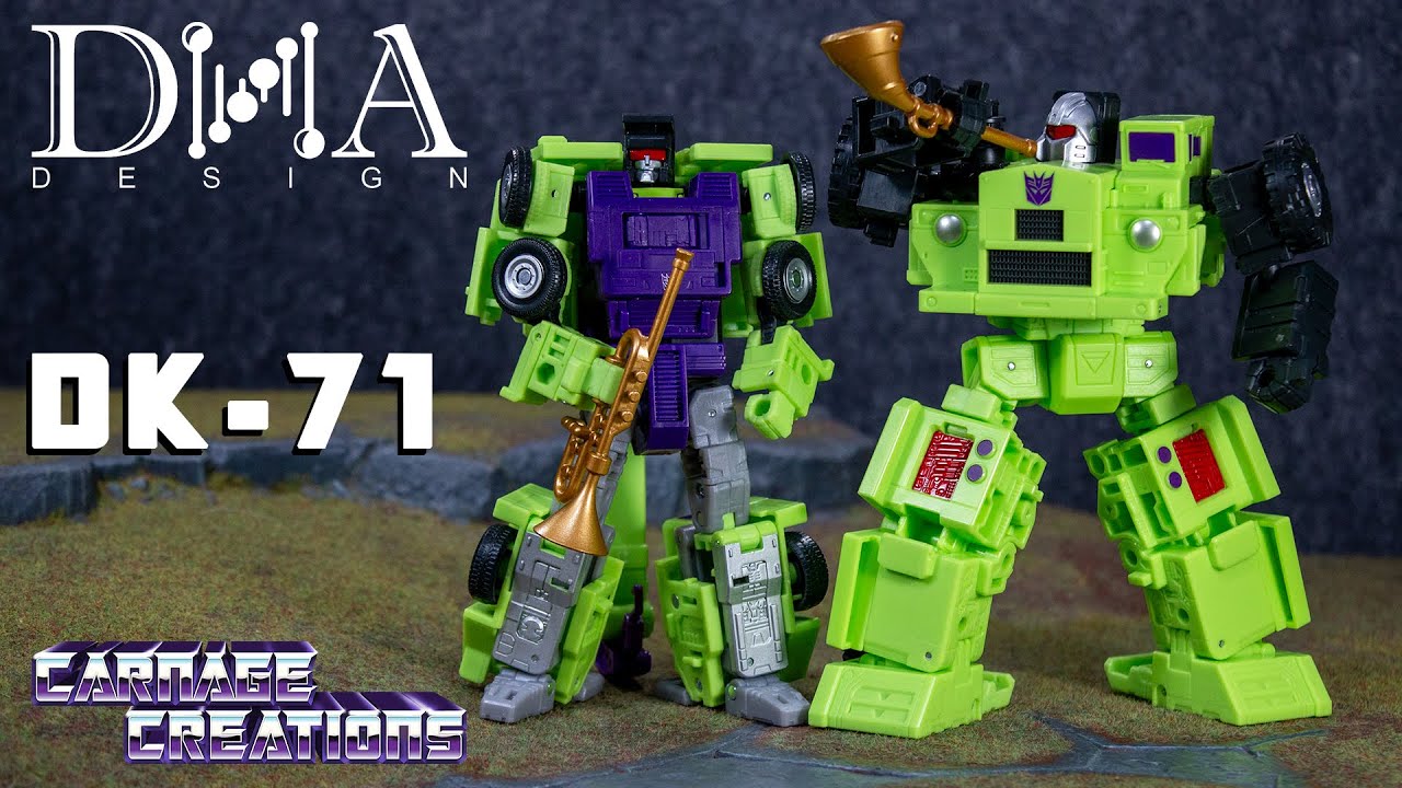 Обновление DNA Design DK-71 — серия Transformers Studio Constructicons LONG HAUL и HOOK (197)