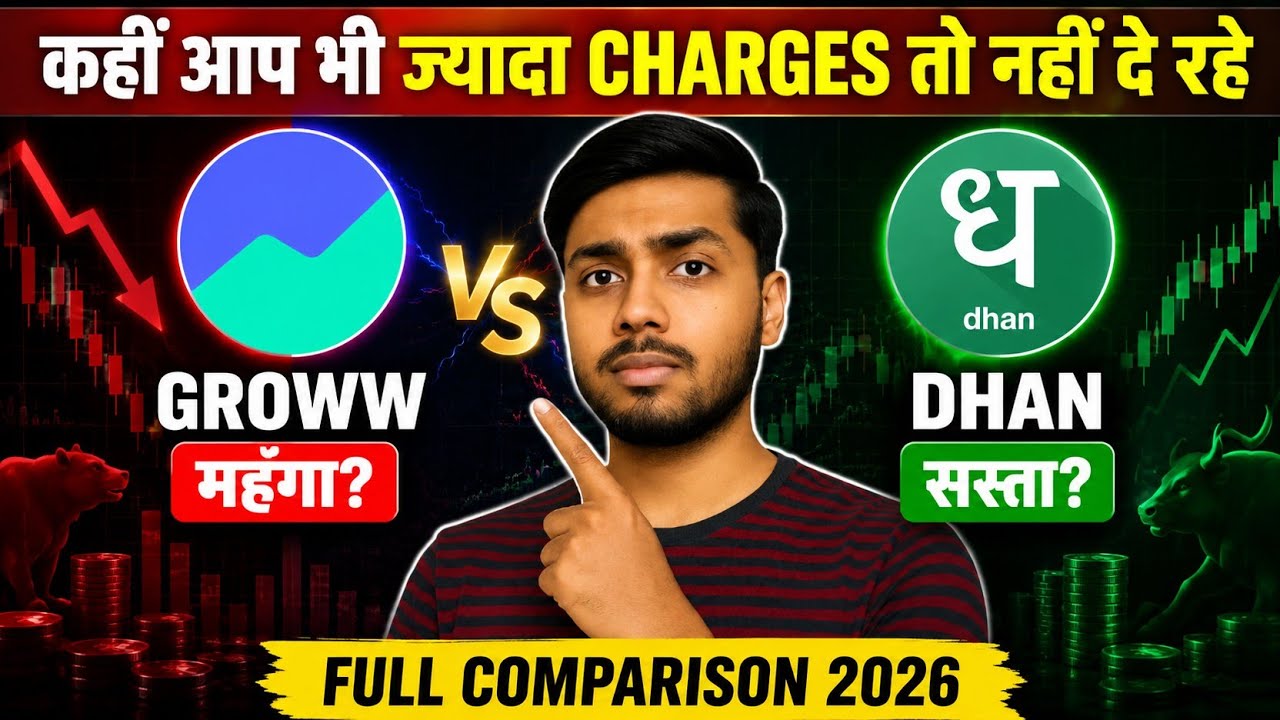 Groww vs INDmoney (2026) 🔥 Best Demat Account in India? Full Comparison + US Stocks
