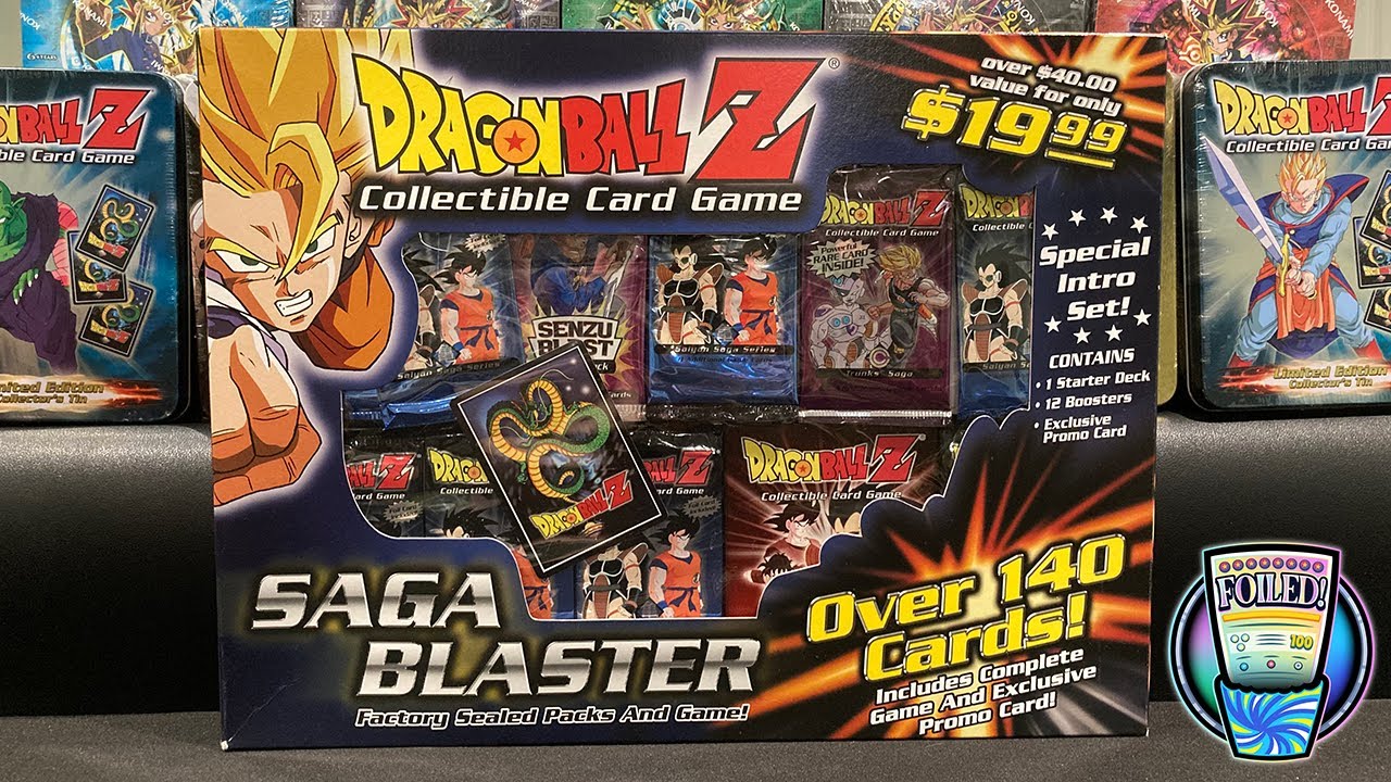 Dragon Ball Z Collectible Card Game: Saga Blaster Box 2001 SEALED OPENING | FOILED!