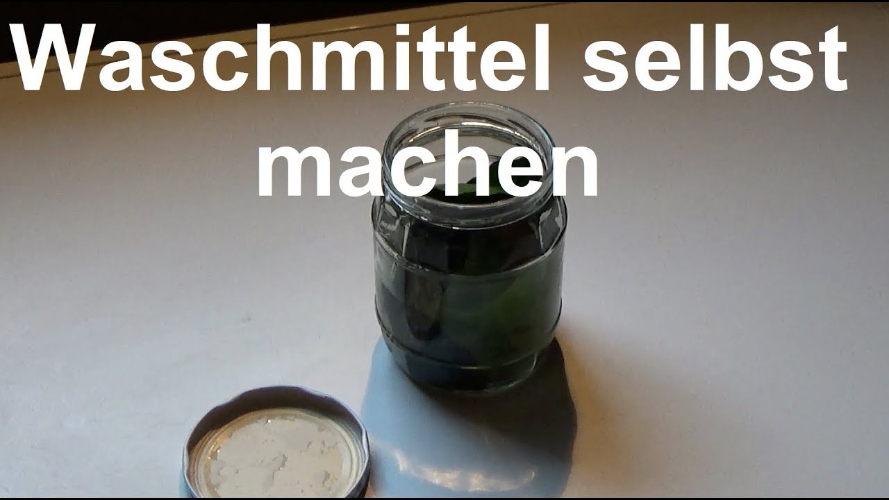 veganes Fl&uuml;ssig Waschmittel selber machen aus Efeu
