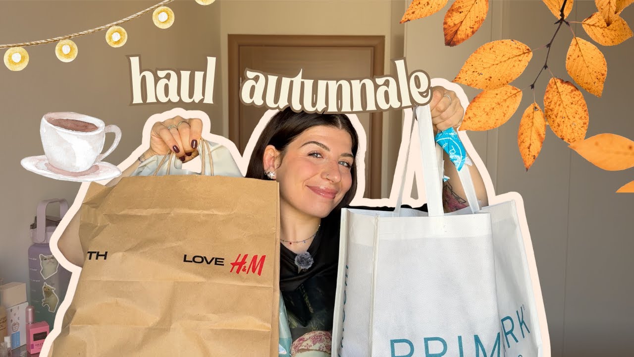 HAUL AUTUNNALE 🍂 🐻 🍯 Primark, H&M, DM's #haulvideo #primark