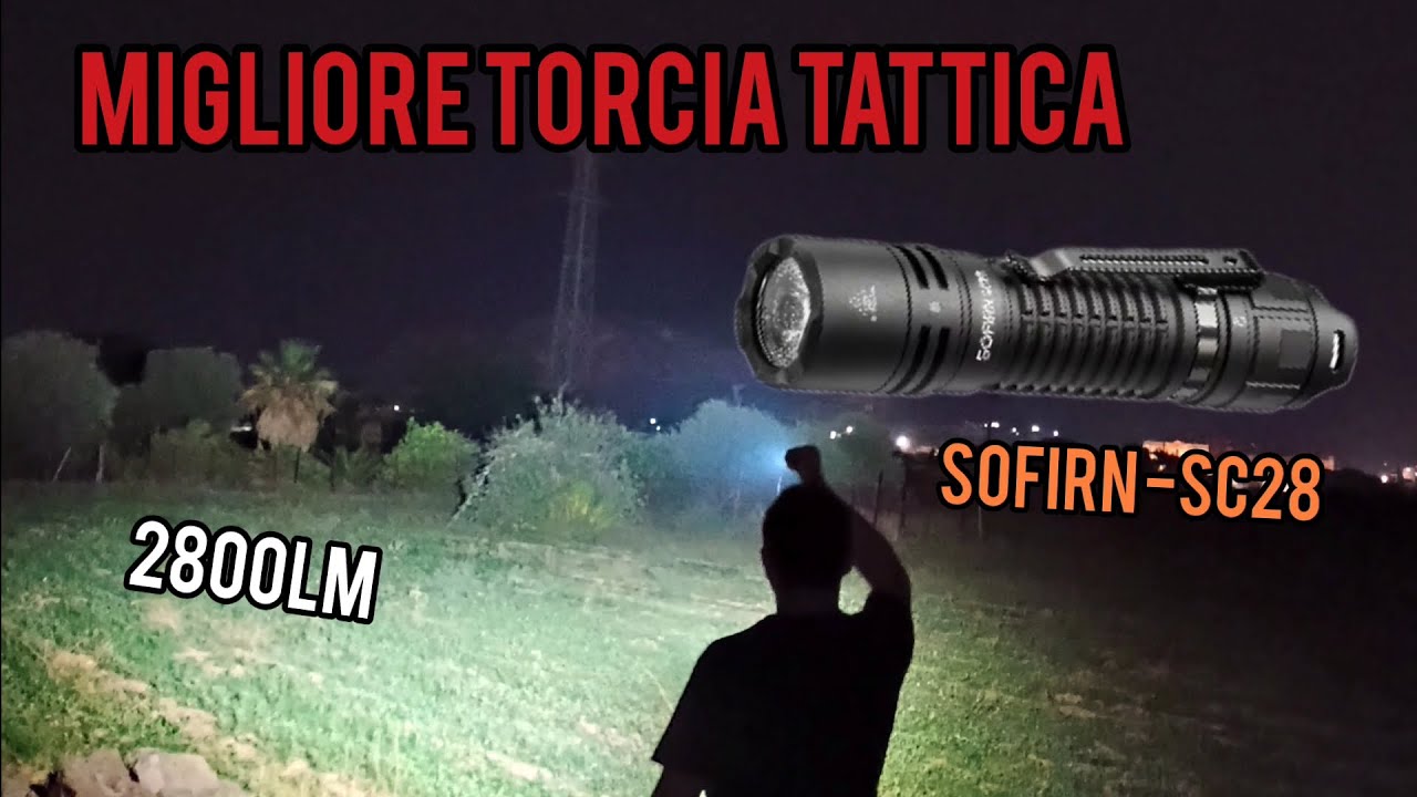 Sofirn-SC28 Torcia tattica da campeggio e esplorazioni