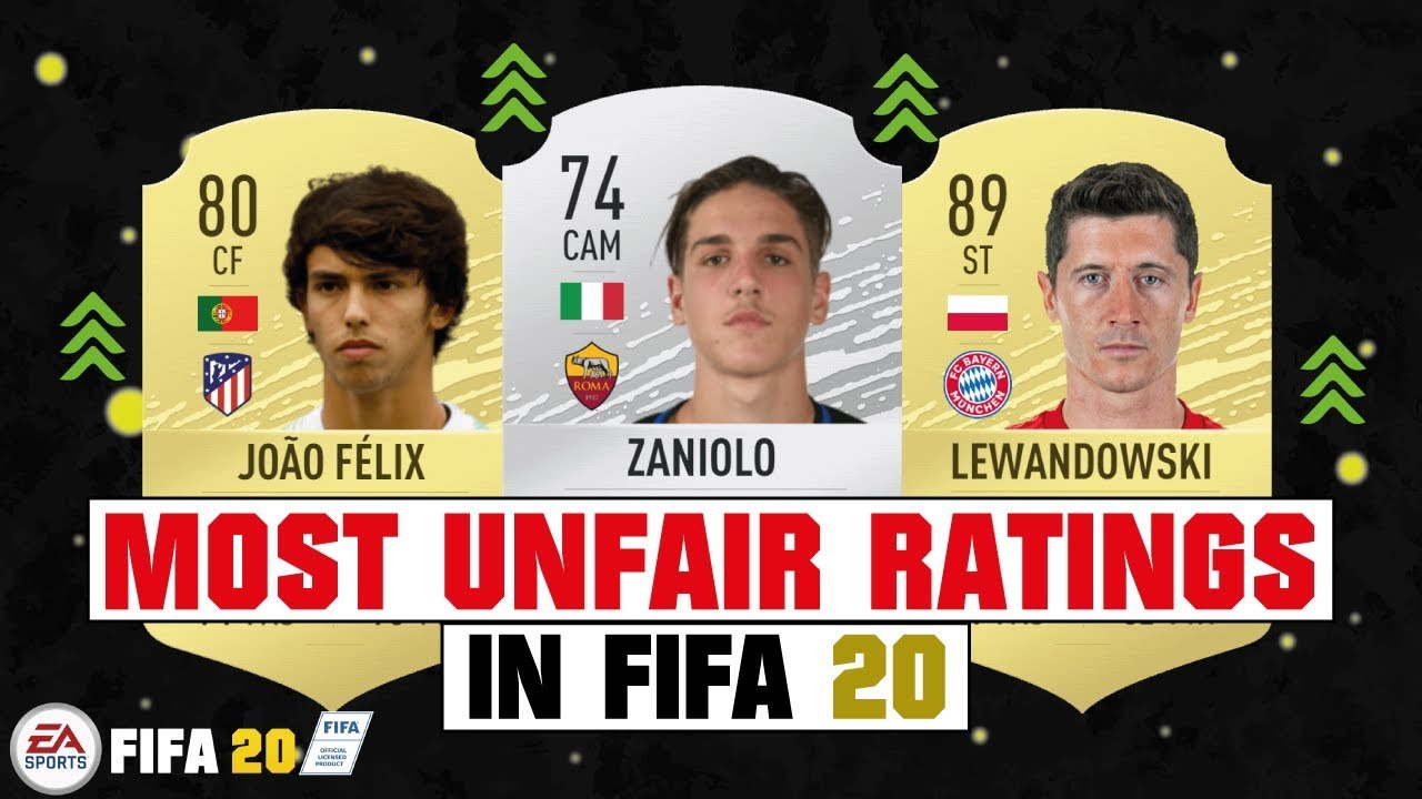 FIFA 20 | MOST UNFAIR AND WRONG RATINGS! 🤦‍♂️😡| FT. ZANIOLO, JOAO FELIX, LEWANDOWSKI... etc