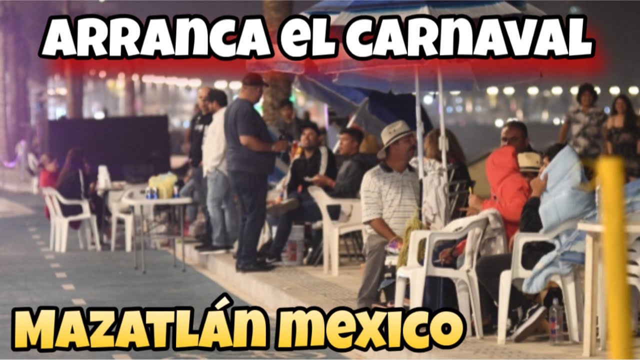 arranca el CARNAVAL DE MAZATLÁN 2026 así lucen las calles