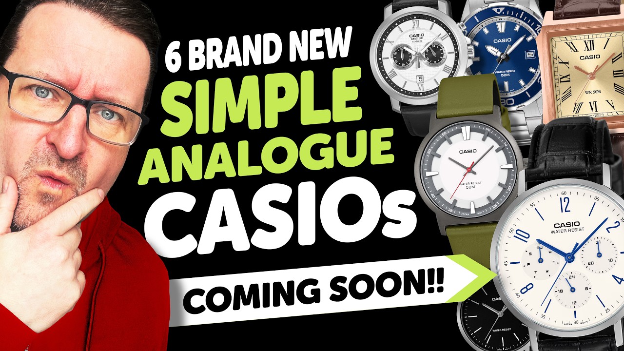 6 НОВЫХ ПРОСТЫХ АНАЛОГОВЫХ ЧАСОВ #CASIO СКОРО В ПРОДАЖЕ! Какую модель выбрали бы вы?