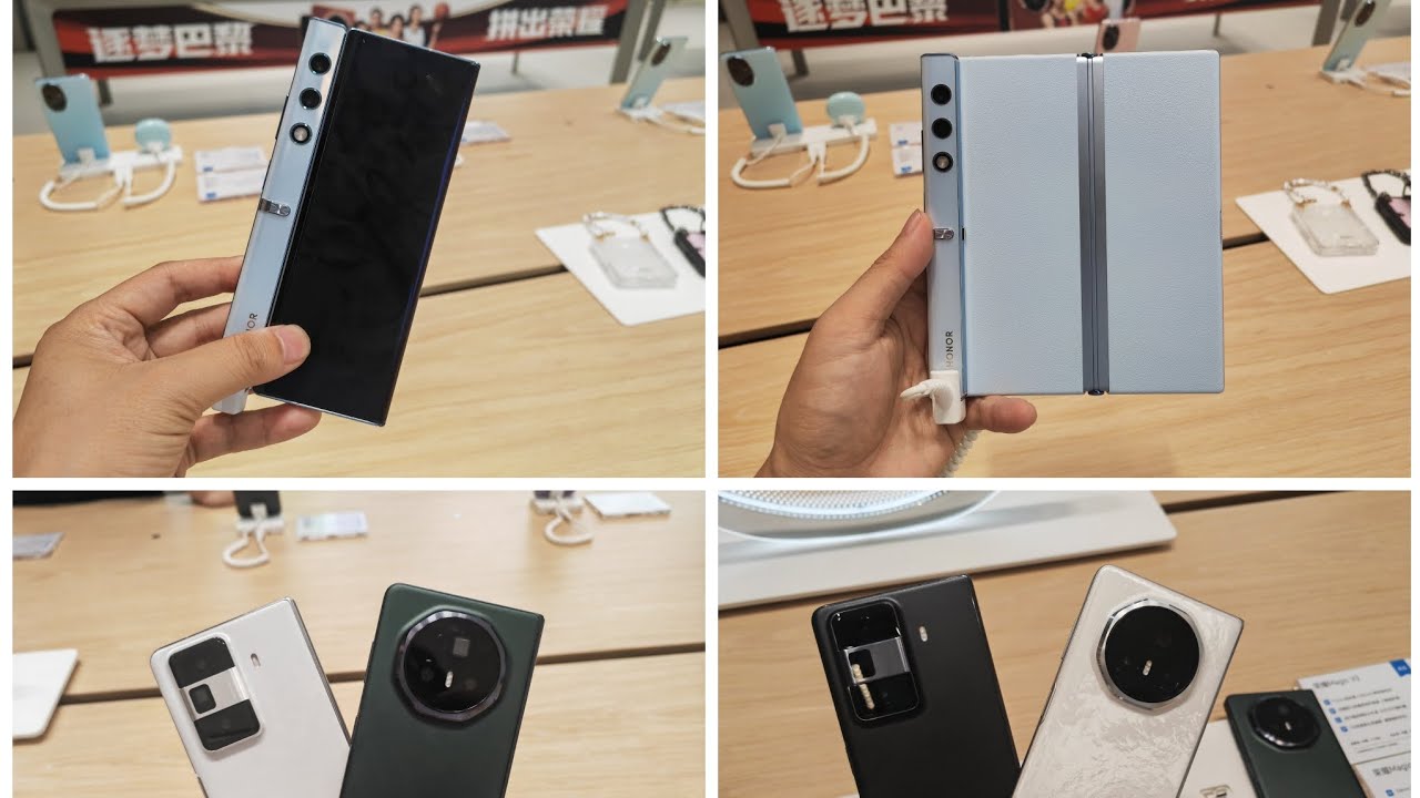 Honor Magic V2, Magic Magic V3 & Magic V Purse Foldable Phone Family Hands On.
