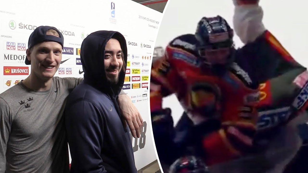 Zibanejad skickade Klingberg över sargen: 