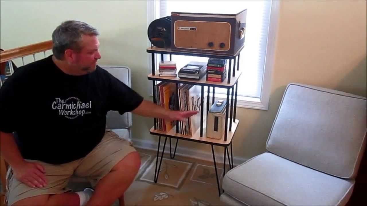 1950's Record Player Stand Using I-Semble Hairpin Legs | Steve Carmichael