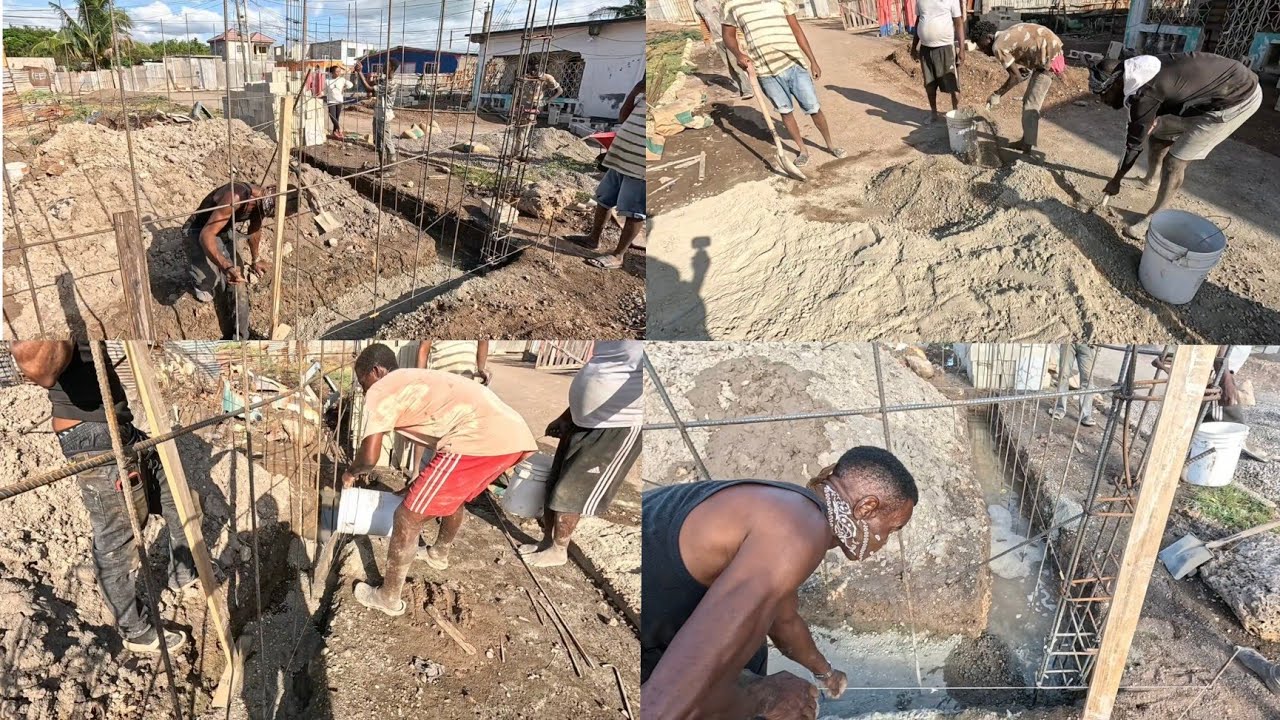 FINALLY CASTING POLO FOUNDATION‼️BLOCK LAYING NEXT‼️🇯🇲🇯🇲🇯🇲🇯🇲