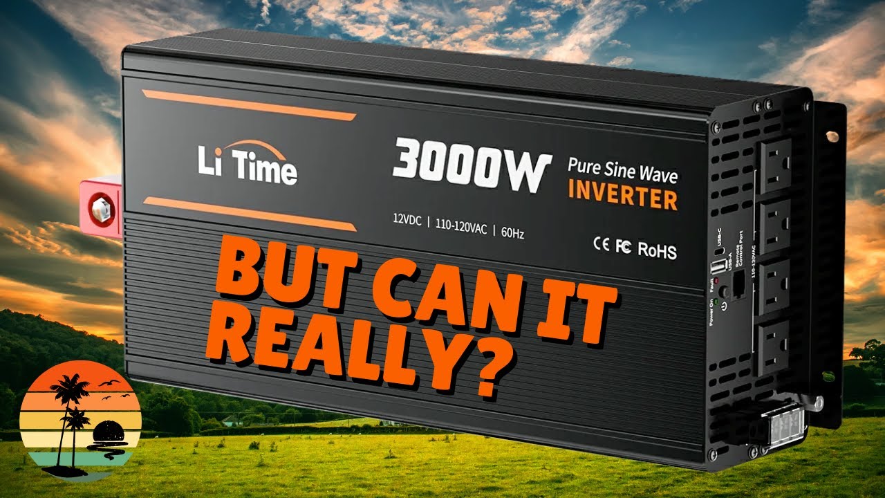 100 Amps In. What Happens Next? (LiTime 3000w Inverter)