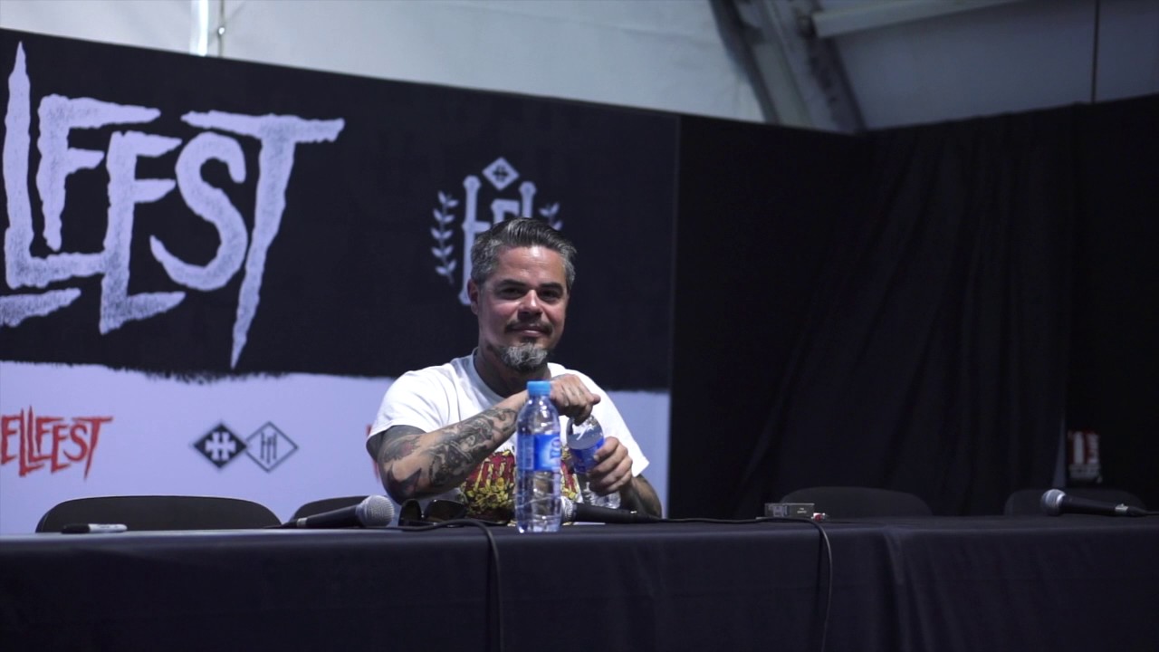 Conference de presse de Ben Barbaud au Hellfest 2017