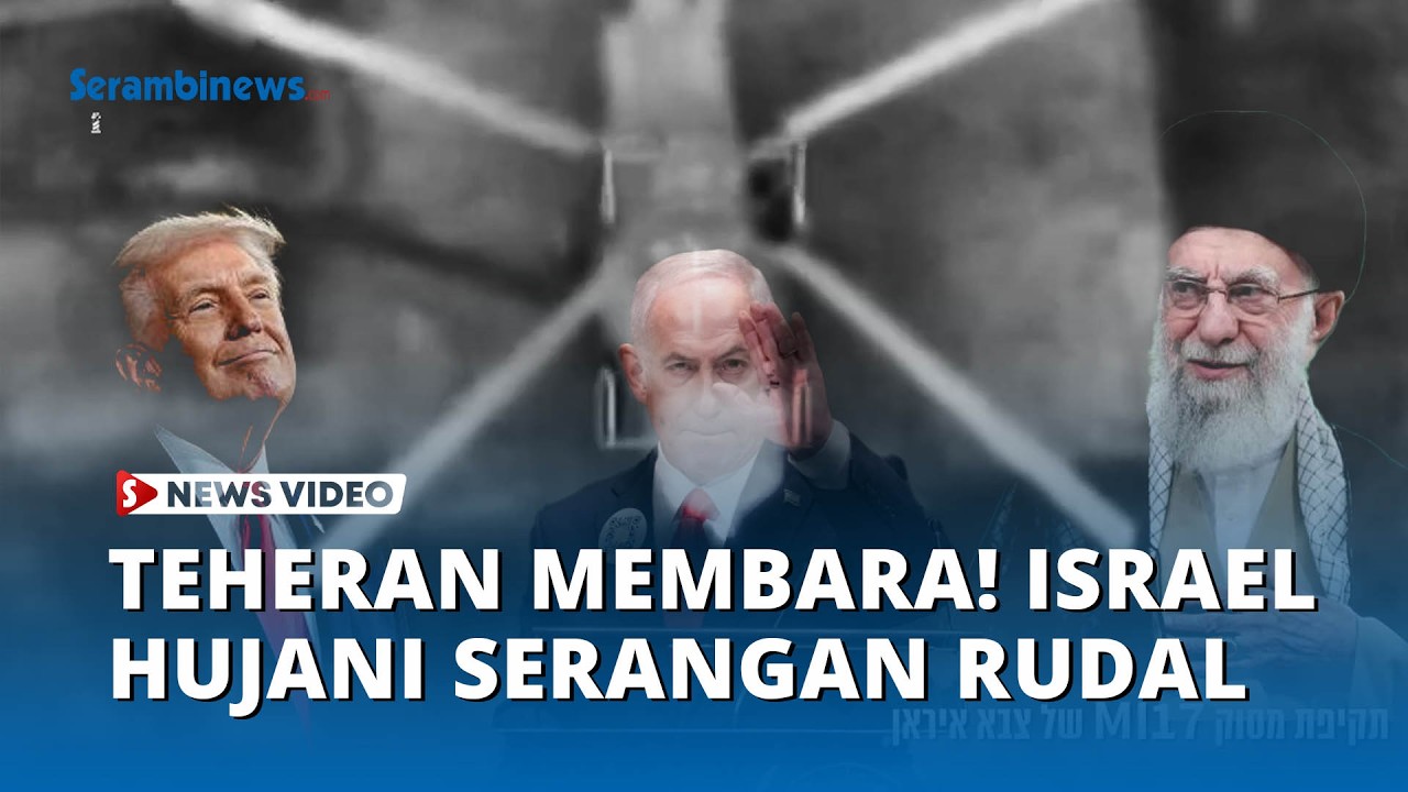 Teheran Membara! Israel Hujani Serangan Udara, Helikopter dan Pasukan Pembawa Rudal Iran Dihantam