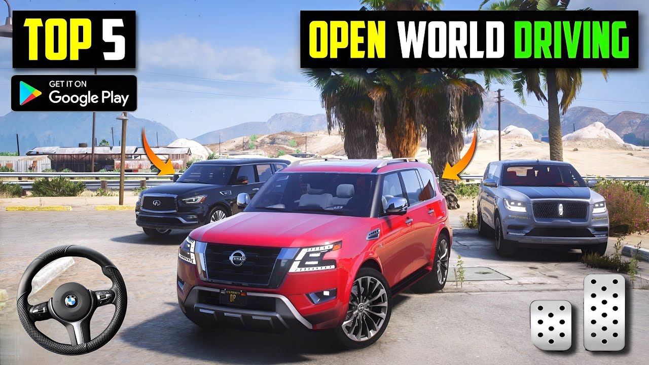 Top 5 Open World Car Driving Games for Android 2022 l Best open world car game