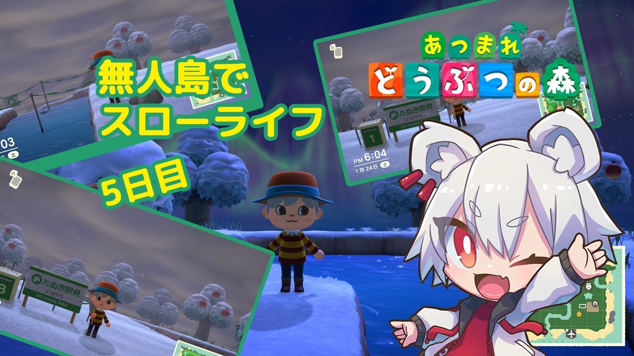 【あつまれどうぶつの森】3周年　ハウジング　5日目　【