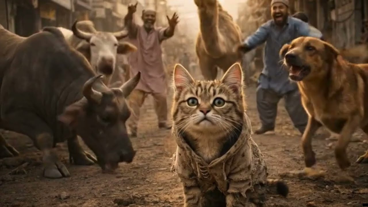 A Poor Street Cat’s Journey to Success  Heart Touching Story