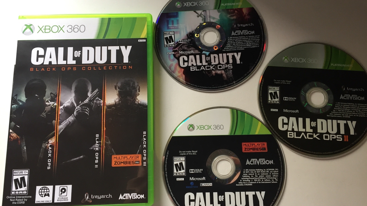 Call of Duty Black Ops Collection Unboxing for Xbox 360 & Xbox One