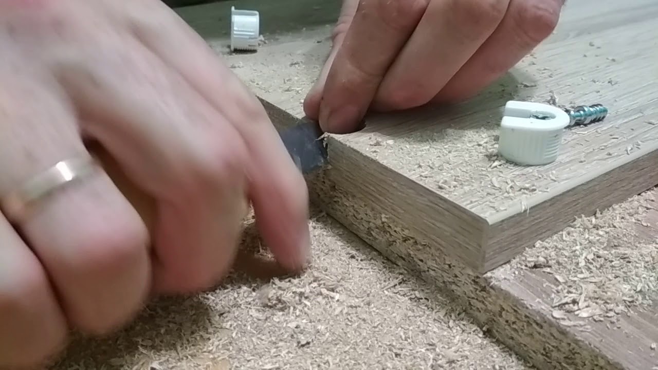 Установка полок на рафиксы