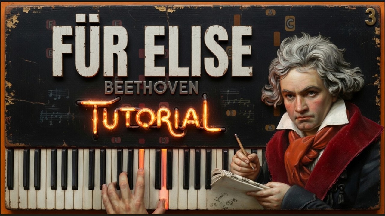 Fur Elise by Beethoven | Piano Tutorial (Part 1) Slow, Detailed
