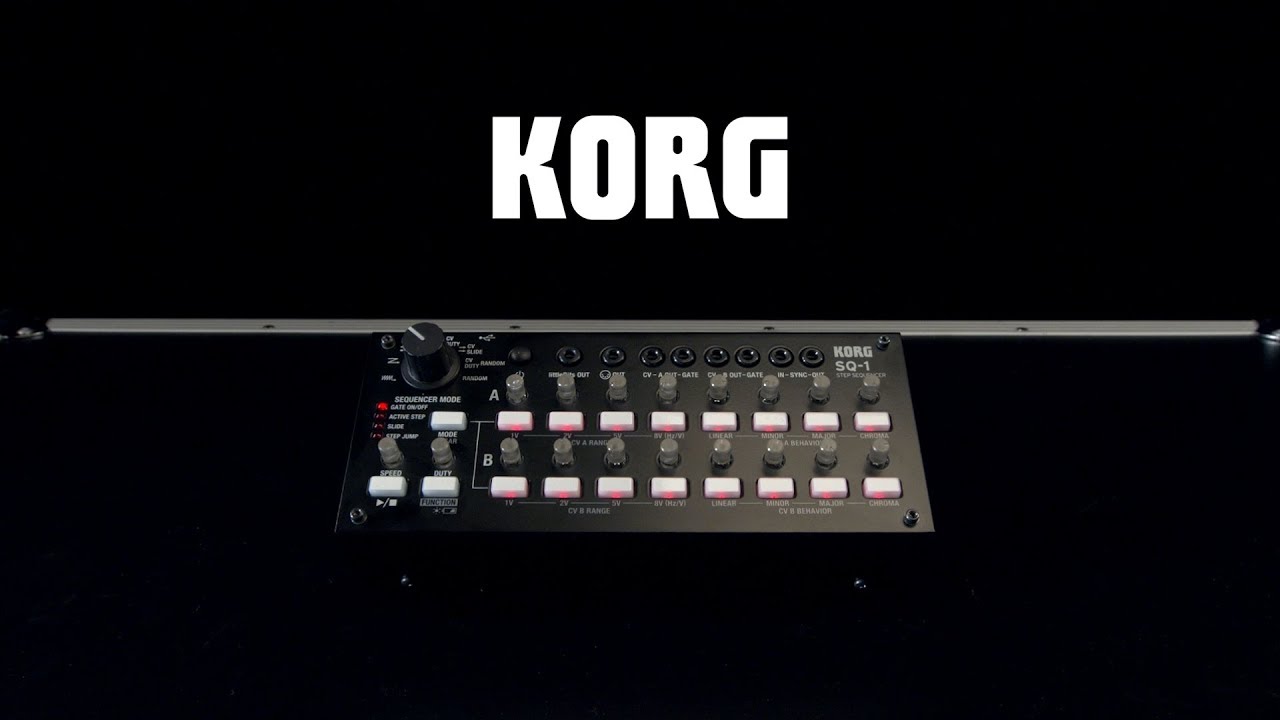 Korg SQ-1 2x8 Analog Step Sequencer | Gear4music demo
