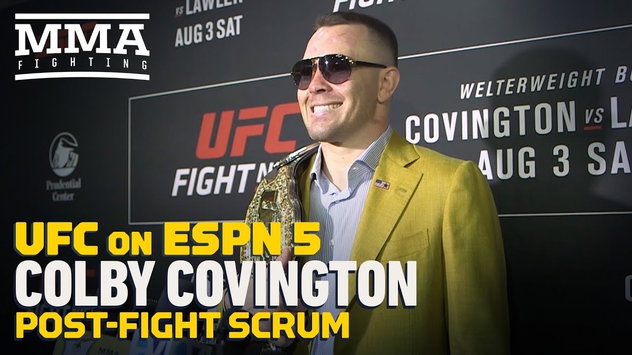 UFC on ESPN 5: Colby Covington Talks Win, Kamaru Usman, Walkout Song, More  - MMA Fighting