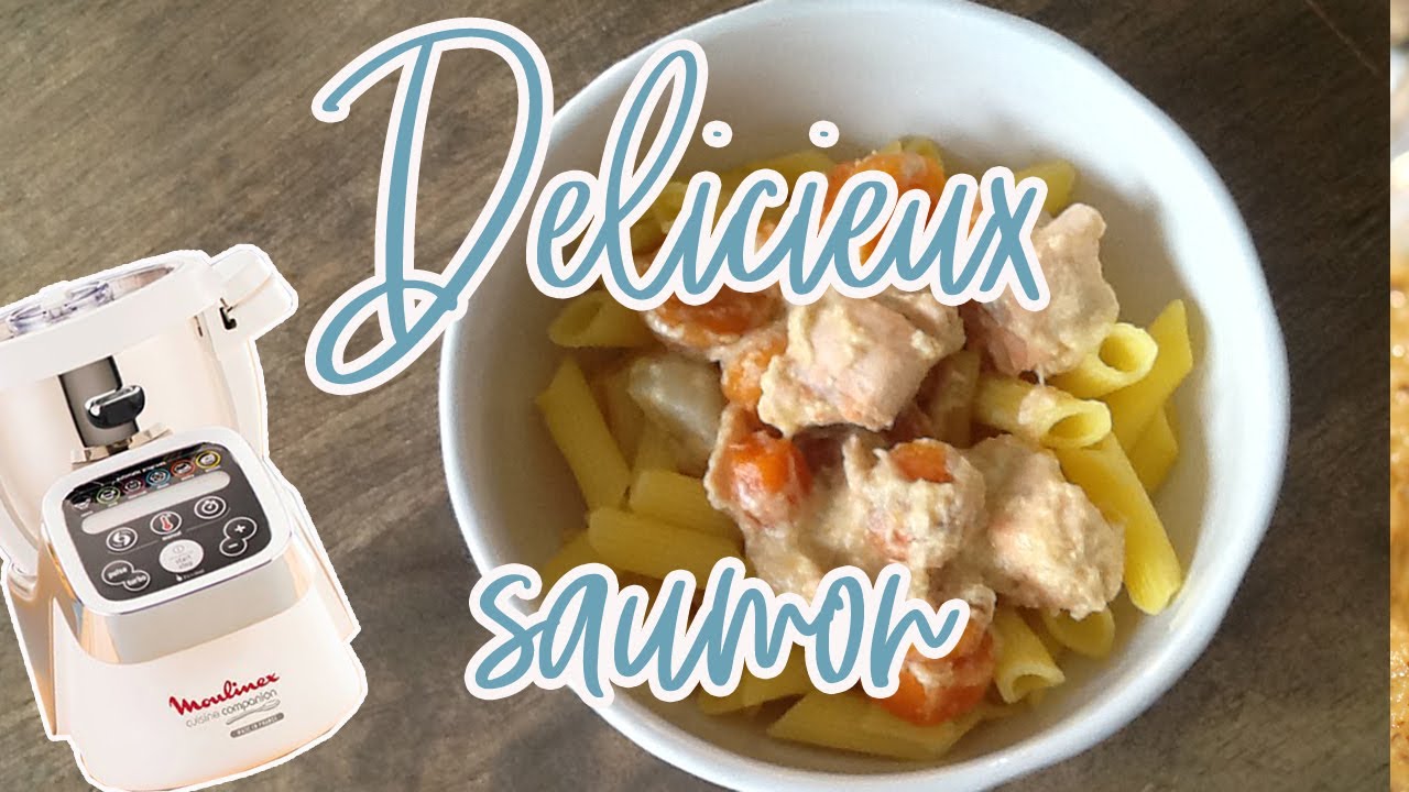 Recettes Companion  — PETITE RECETTE DE SAUMON A LA CRÈME RAPIDE