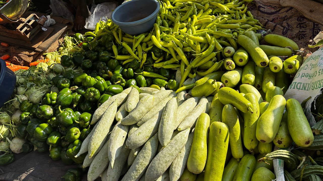 Farmers mini market with Winter Vegetables 