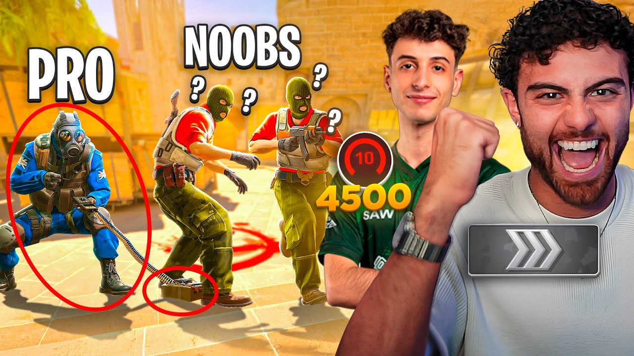 2 SILVERS VS 1 PRO PLAYER (+4500 ELO)