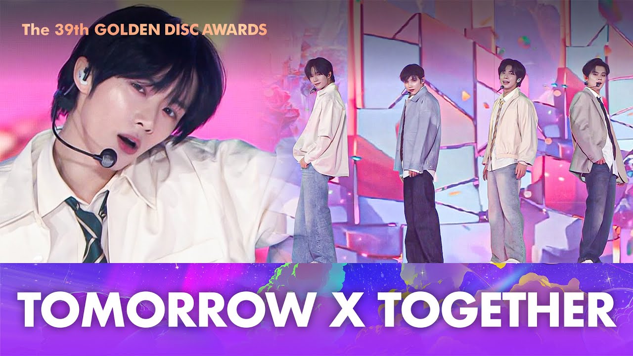 [제39회 골든디스크] TOMORROW X TOGETHER - 'Intro + Over The Moon + 내일에서 기다릴게' ♪ | JTBC 250107 방송