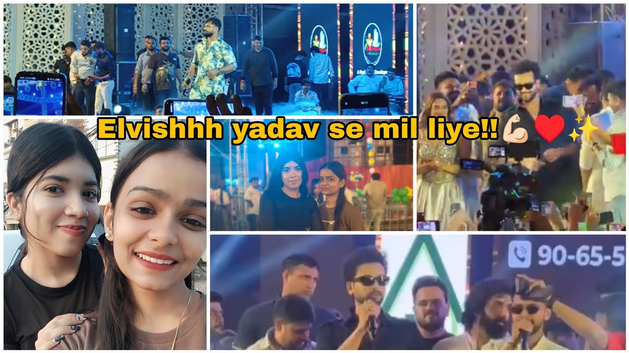 Elvish yadav se mil liye!!💪🏻♥️✨