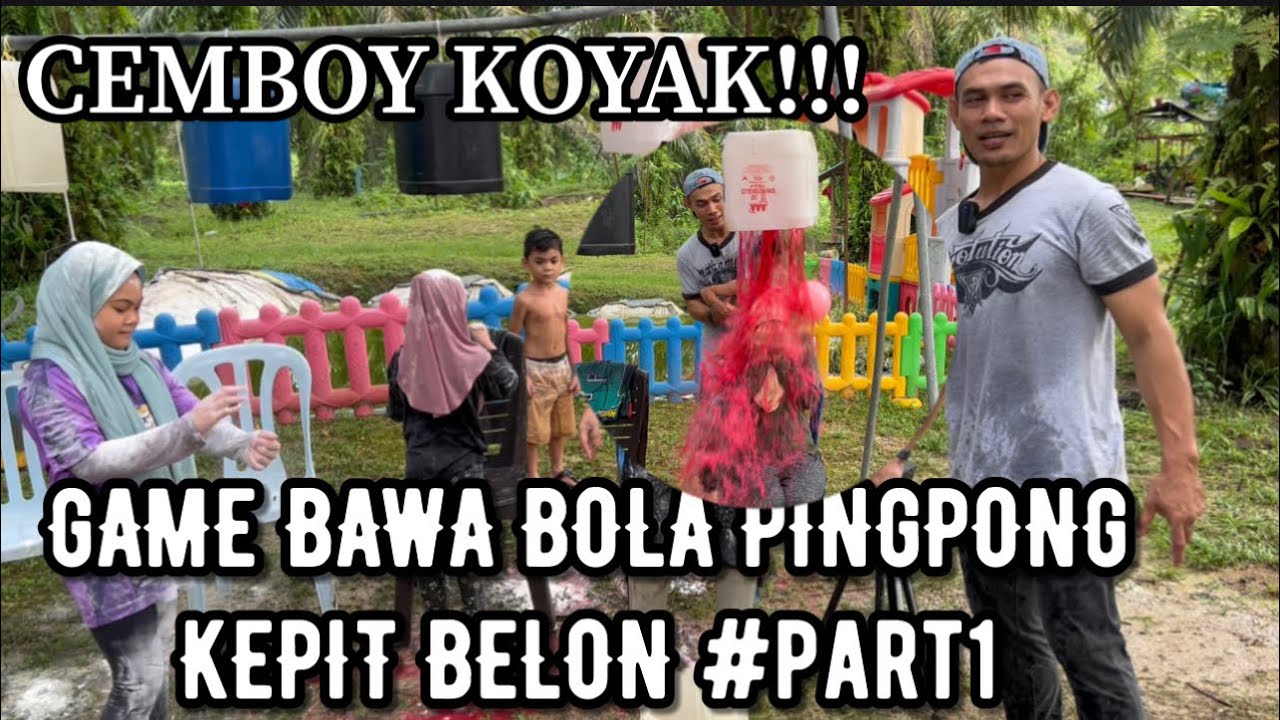 Bawa bola pingpong & kepit belon tengok siapa lagi hebat!!