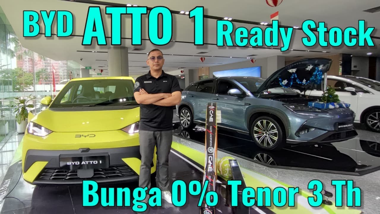 BYD ATTO 1 Ready Stock. Bunga 0% Tenor 3 Th. Banyak Cashback. Promo BYD ATTO 1 & 3. Sealion 7, M6.
