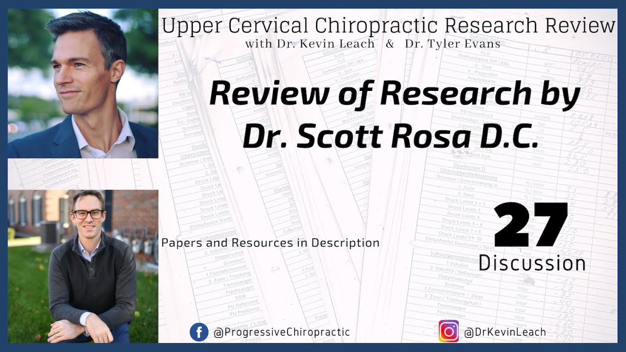 Scott Rosa Review of Research | Upper Cervical Chiropractic Research Show | #027