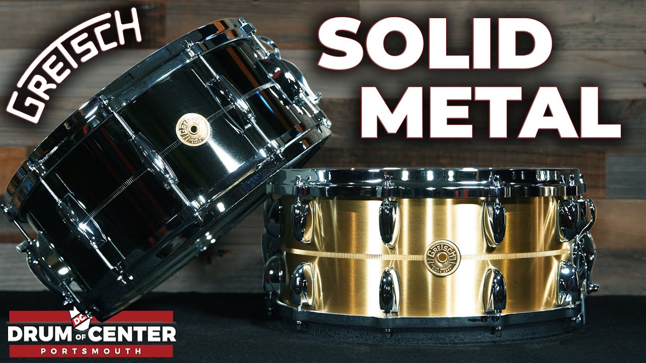 Gretsch USA Solid Metal | 4 Snare Drums Compared!