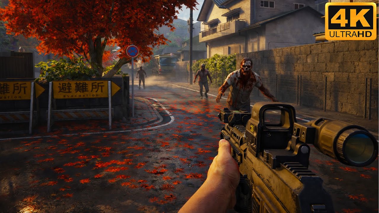 Tokyo Zombie Outbreak - World War Z Gameplay [4K60FPS]