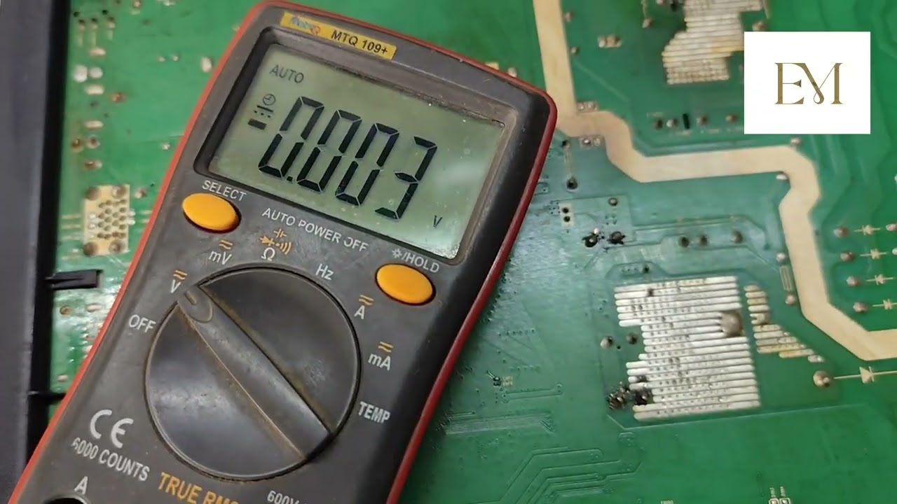 Panasonic TH-32GS490DX  panal with card voltage chart 
