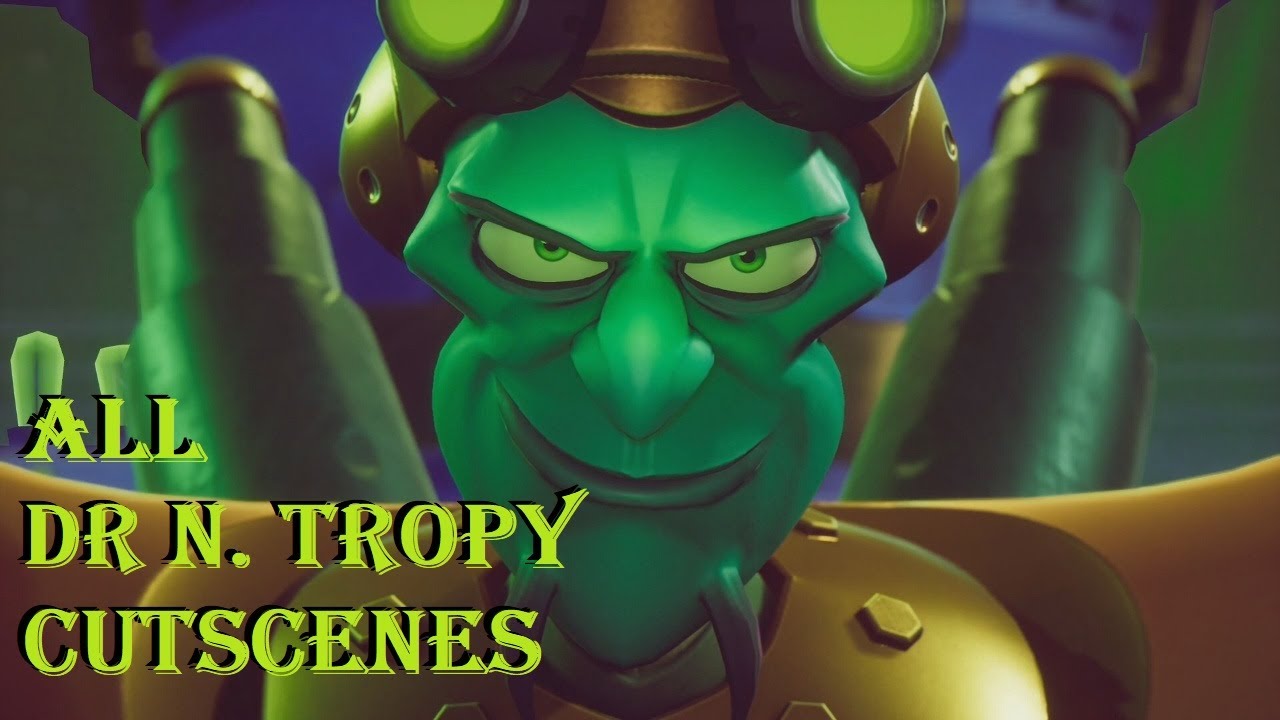 Crash Bandicoot 4 It's About Time ВСЕ ТРОФЕИ DR. NEFARIOUS Сцены персонажей (Джон Пол Карлиак)