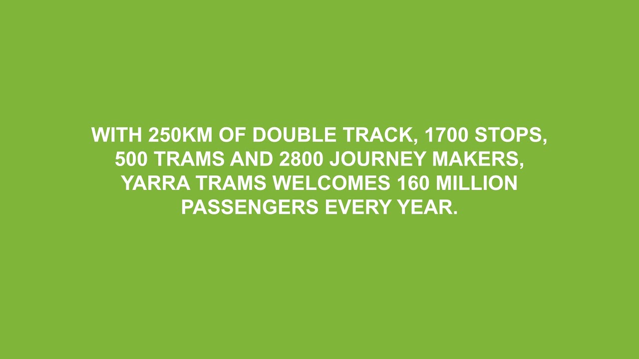 Yarra Journey Makers - proud operators of Yarra Trams