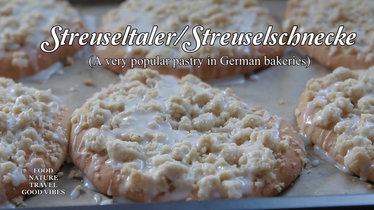 German Streuselschnecke/Streuseltaler. #Howtobakestreuseltaler #Streuselschnecke #Germanpastry