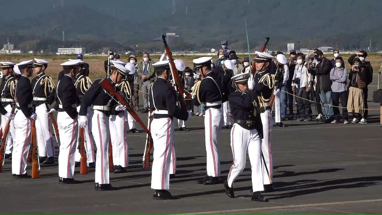 ❤力強い女性指揮官が受け継ぐ‼ 海上自衛隊・小月航空基地スウェルフェスタ2022 ファンシードリル展示😳（午前の部）