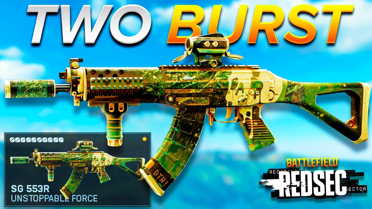 this 2-BURST SG 553R MELTS in Battlefield 6 RedSec&hellip;